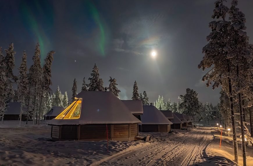 ver las Auroras boreales en Finlandia