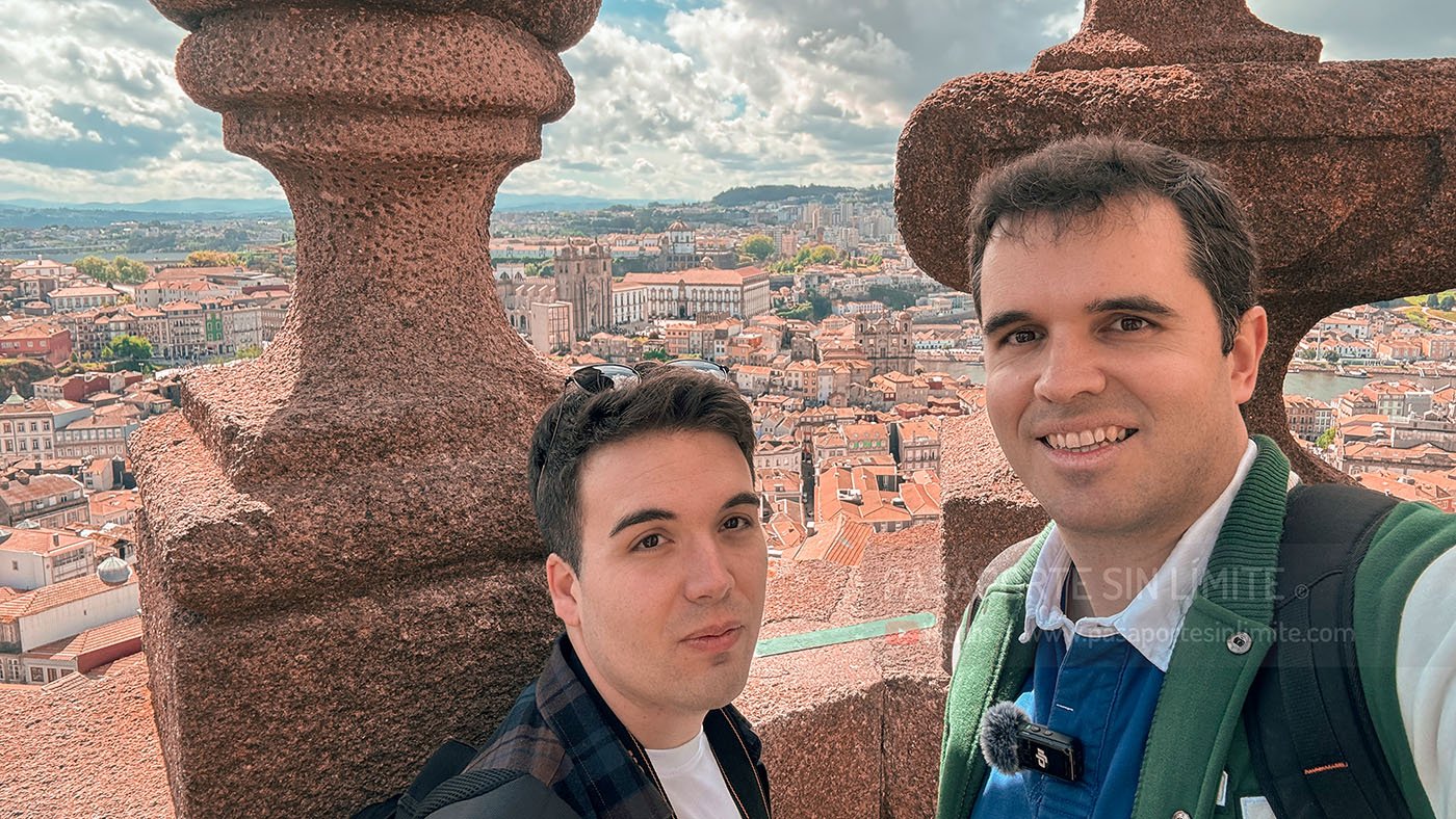 torre de los clérigos vista panorámica