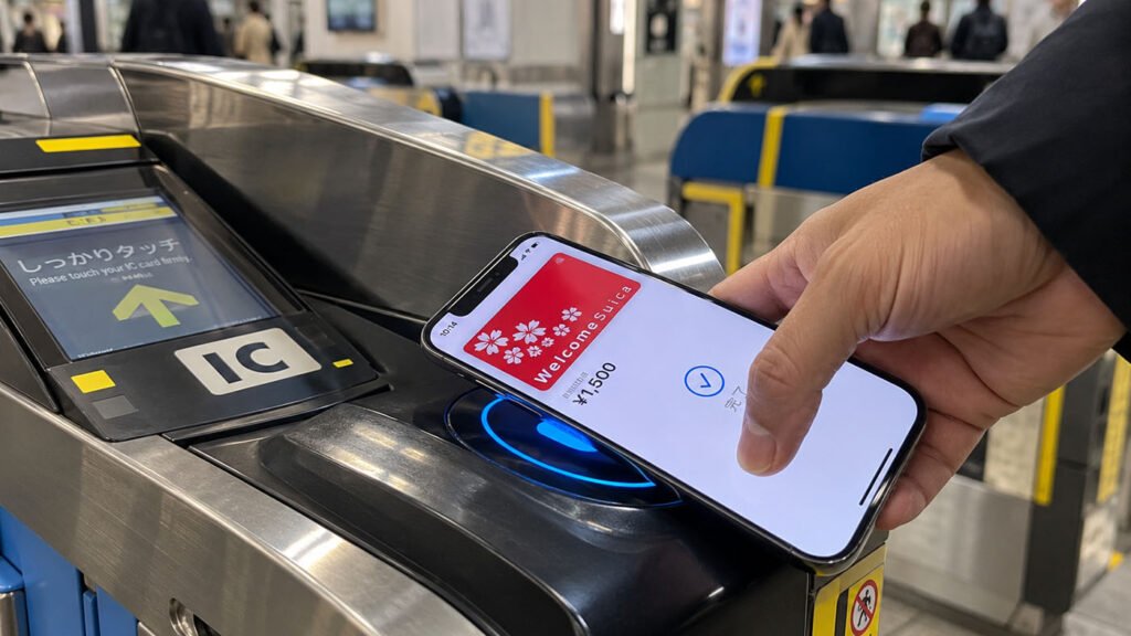 Welcome Suica Mobile Japón