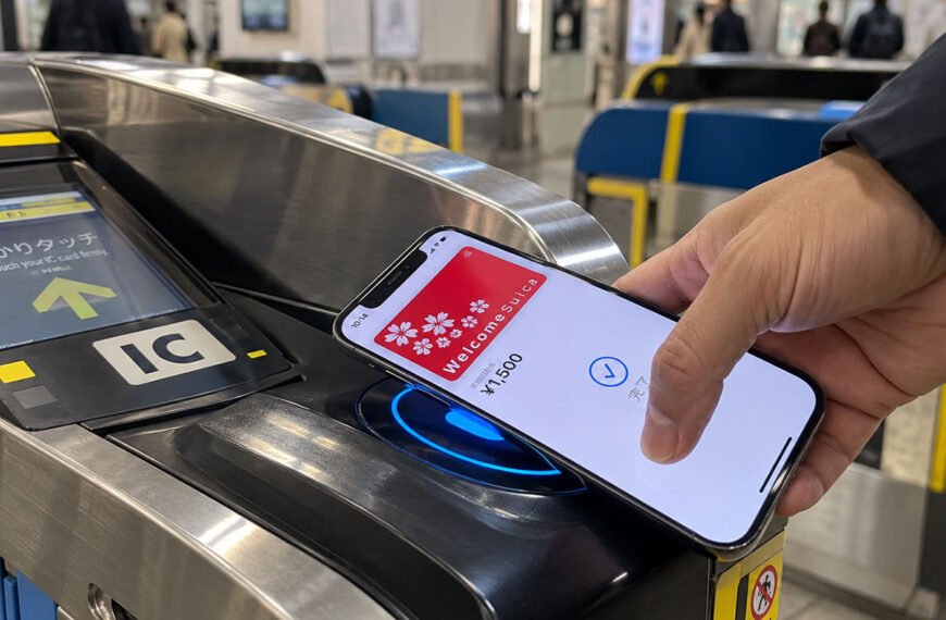 Welcome Suica Mobile Japón